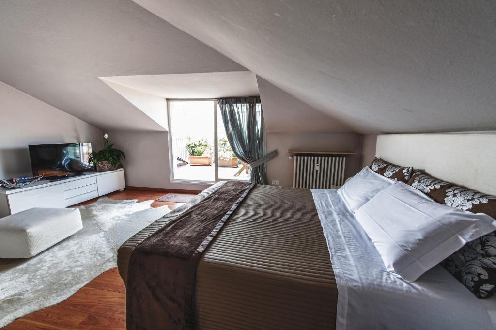 Cute & Cozy Terrace Apartment Bergamo Phòng bức ảnh
