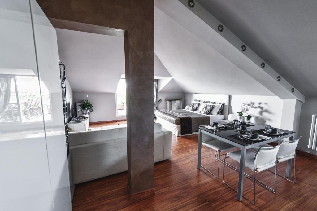 Cute & Cozy Terrace Apartment Bergamo Phòng bức ảnh