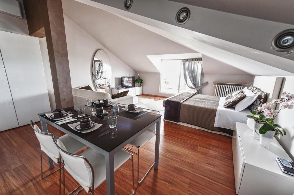 Cute & Cozy Terrace Apartment Bergamo Phòng bức ảnh