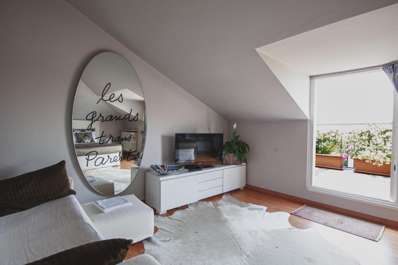 Cute & Cozy Terrace Apartment Bergamo Phòng bức ảnh
